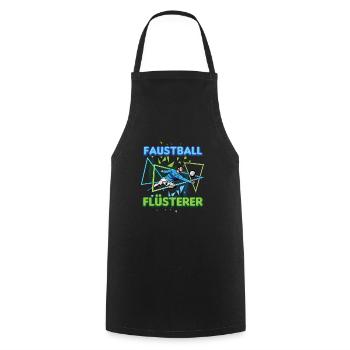 Fistball Whisperer Jeu de recul Fistballer - Tablier de cuisine - noir - Devant - AI Model Male 185 dark (185cm)