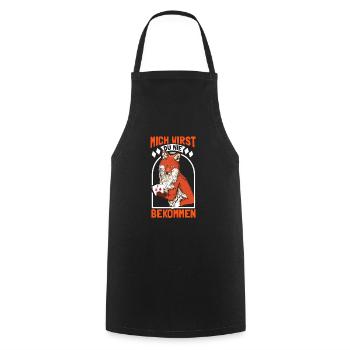 You will never get me double head - Cooking Apron - black - Front - AI Model Male 185 dark (185cm)