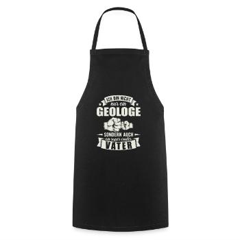 Geologe - Kochschürze - Schwarz - Vorne - AI Model Male 185 dark (185cm)