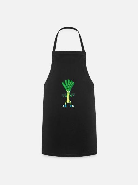 Poireau - Tablier de cuisine - noir