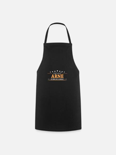 Professionell Arne Name Vorname - Kochschürze - Schwarz