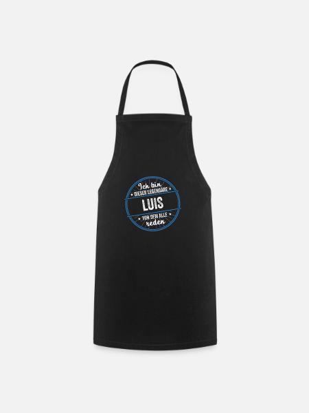 Ich bin dieser legendärer Luis Name - Kochschürze - Schwarz
