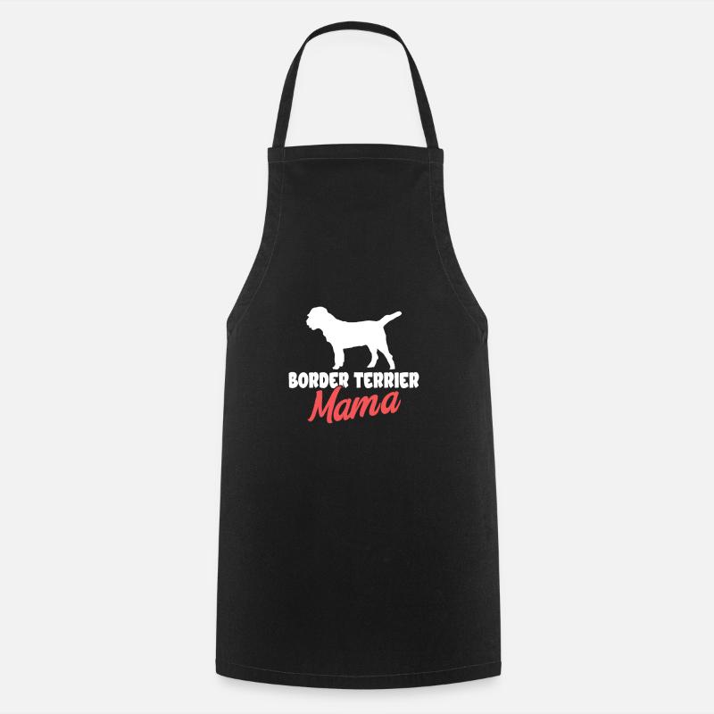 Border Terrier Geschenk Hunde - Kochschürze - Schwarz