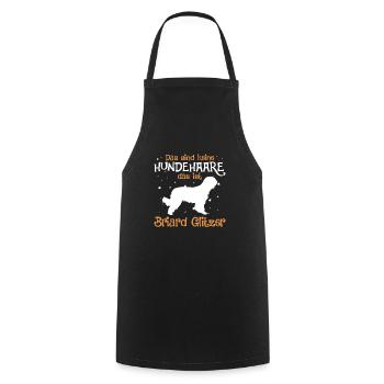 Briard Geschenk Hunde - Kochschürze - Schwarz - Vorne - AI Model Male 185 dark (185cm)