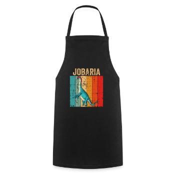 Jobaria Dinosaur Children Dino Gift - Cooking Apron - black - Front - AI Model Male 185 dark (185cm)