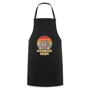 Havanese Dog Dog Dog Owner - Cooking Apron - black - Front - AI Model Male 185 dark (185cm)