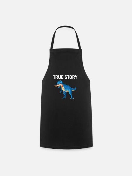 Leg surgery wheelchair lost leg - Cooking Apron - black