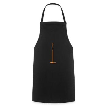 Croquet - Tablier de cuisine - noir - Devant - AI Model Male 185 dark (185cm)