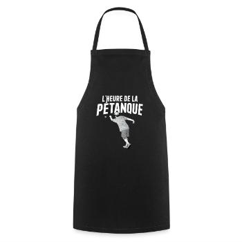 Petanque Boule Game Set Boccia - Cooking Apron - black - Front - AI Model Male 185 dark (185cm)
