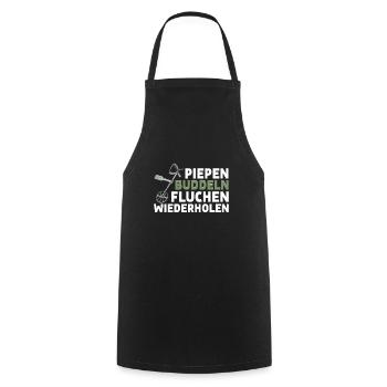 Sondeln - Kochschürze - Schwarz - Vorne - AI Model Male 185 dark (185cm)
