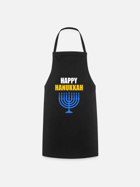HAPPY HANUKKAH - Kochschürze - Schwarz
