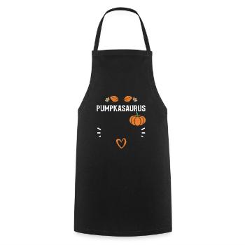 Pumpkasaurus - Pumpkin - Cooking Apron - black - Front - AI Model Male 185 dark (185cm)