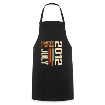 July 2012 Birthday Gift 2012 July 2012 - Cooking Apron - black - Front - AI Model Male 185 dark (185cm)