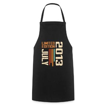 July 2013 Birthday Gift 2013 July 2013 - Cooking Apron - black - Front - AI Model Male 185 dark (185cm)