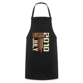 July 2010 Birthday Gift 2010 July 2010 - Cooking Apron - black - Front - AI Model Male 185 dark (185cm)