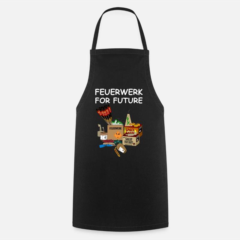 Feuerwerk for Future Pyro - Kochschürze - Schwarz