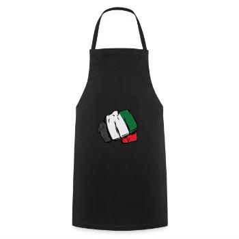 Free Palestine Israel protest - Cooking Apron - black - Front - AI Model Male 185 dark (185cm)