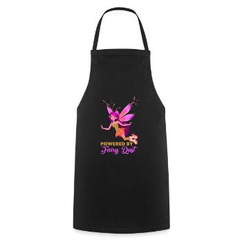 Fairy elf fairy tale - Cooking Apron - black - Front - AI Model Male 185 dark (185cm)