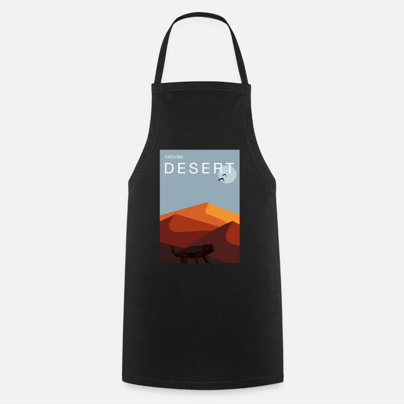 Desert - Cooking Apron - black