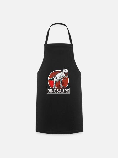 Dinosaurs - Kochschürze - Schwarz