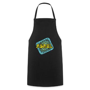 Warp Enterprise Stardust Asael - Cooking Apron - black - Front - AI Model Male 185 dark (185cm)