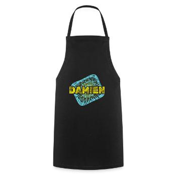 Stardust Damien - Cooking Apron - black - Front - AI Model Male 185 dark (185cm)