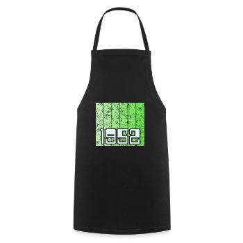 Green 1952 - Cooking Apron - black - Front - AI Model Male 185 dark (185cm)