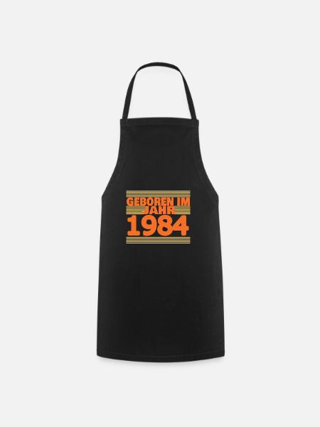 1984 - Kochschürze - Schwarz