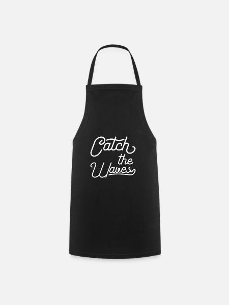 Catch the Waves - Kochschürze - Schwarz
