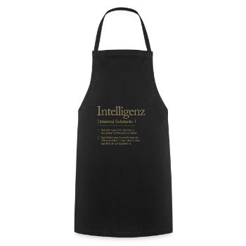 Wortdefinition Intelligenz Schauspieler und kein - Kochschürze - Schwarz - Vorne - AI Model Male 185 dark (185cm)