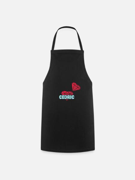 Diamant Cédric - Tablier de cuisine - noir