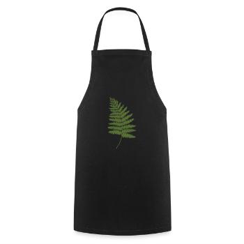 Think Green Farn Naturfreunde T-Shirt - Kochschürze - Schwarz - Vorne - AI Model Male 185 dark (185cm)