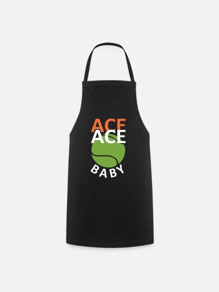 Tennis - Tablier de cuisine - noir