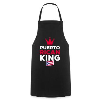 Puerto Rico | Puerto Ricaner Flagge Geschenkideen - Kochschürze - Schwarz - Vorne - AI Model Male 185 dark (185cm)