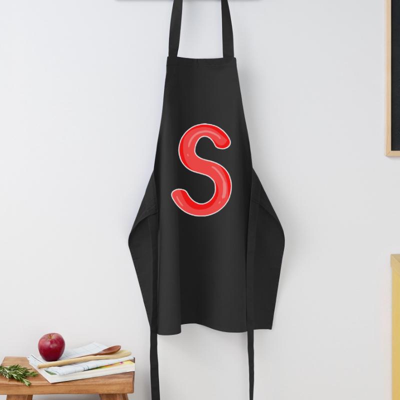 Buchstabe S Anfangsbuchstabe Kochschürze