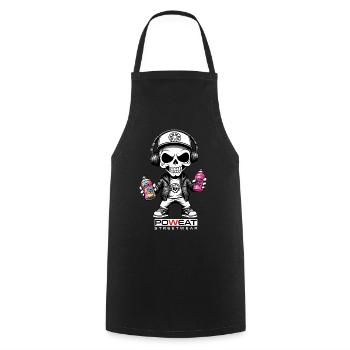 Pulvérisateur Skull - Tablier de cuisine - noir - Devant - AI Model Male 185 dark (185cm)