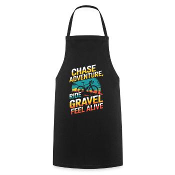 Chase Adventure Ride Kies Fühlt sich lebendig an - Kochschürze - Schwarz - Vorne - AI Model Male 185 dark (185cm)