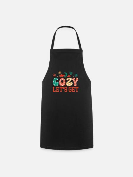 Cozy Weihnachten - Kochschürze - Schwarz