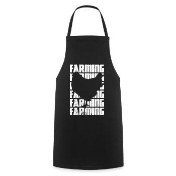 Agriculture - Tablier de cuisine - noir - Devant - AI Model Male 185 dark (185cm)