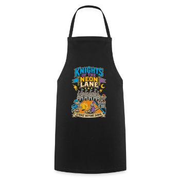 Ritter Bowling Neon Lane - Kochschürze - Schwarz - Vorne - AI Model Male 185 dark (185cm)