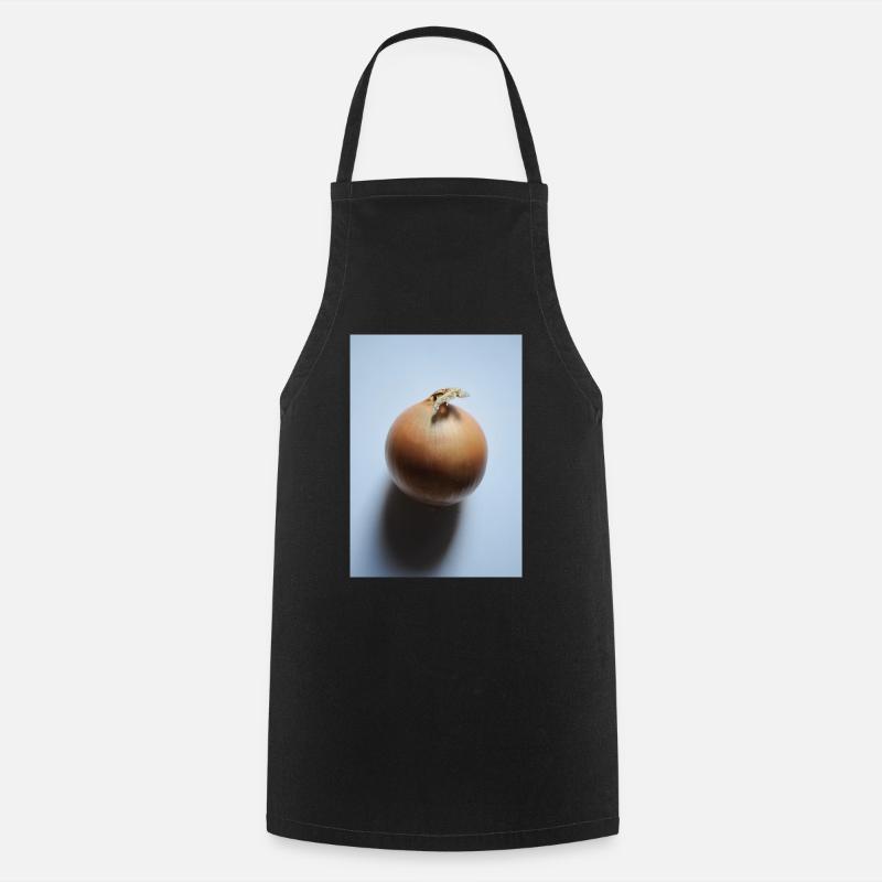 onion - Cooking Apron - black