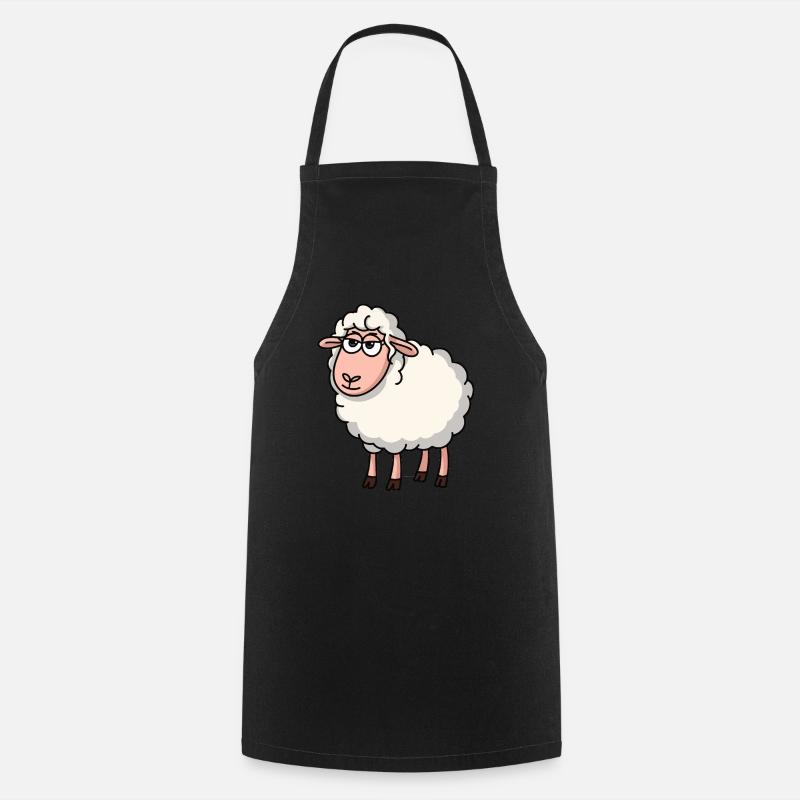 Refroidir les moutons - Tablier de cuisine - noir