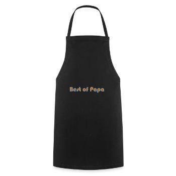 HAPPY BIRTHDAY DAD. DAD. FATHER's DAY. FATHER - Cooking Apron - black - Front - AI Model Male 185 dark (185cm)