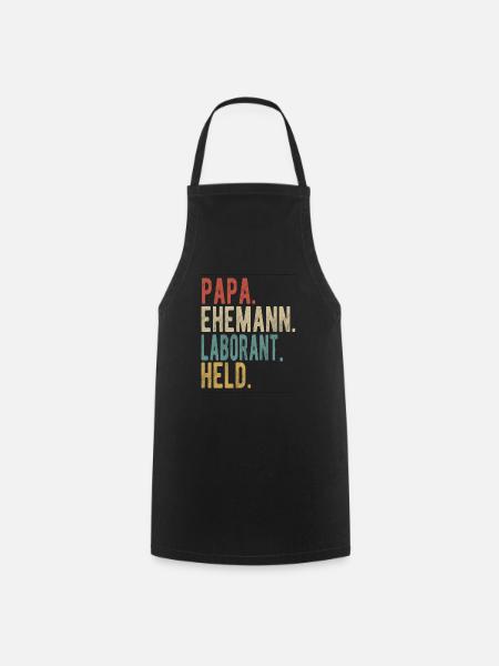 Laborant Papa Ehemann Held - Kochschürze - Schwarz