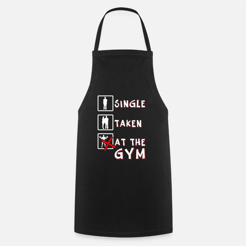 À la gym - Tablier de cuisine - noir