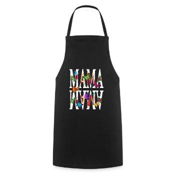 T-shirt fête des mères - Tablier de cuisine - noir - Devant - AI Model Male 185 dark (185cm)