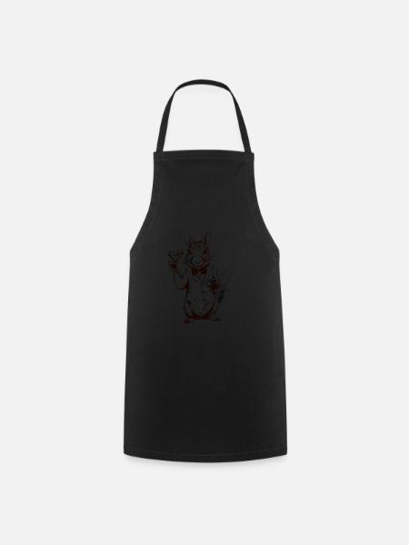 EICHHÖRNCHEN GRAPHIK - Kochschürze - Schwarz
