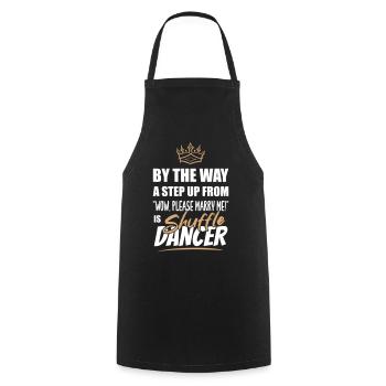 Le danseur de shuffle est le plus attrayant - Tablier de cuisine - noir - Devant - AI Model Male 185 dark (185cm)