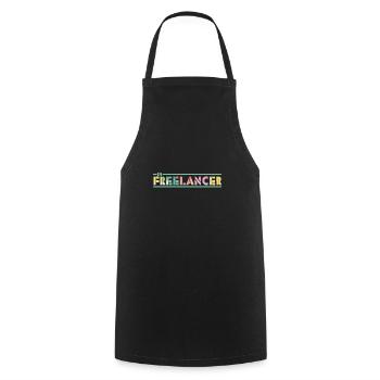 Freelancer Painter - Cooking Apron - black - Front - AI Model Male 185 dark (185cm)