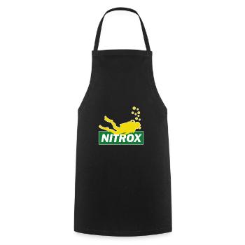 Tauchen Nitrox Sporttauchen Budy Taucher Geschenk - Kochschürze - Schwarz - Vorne - AI Model Male 185 dark (185cm)